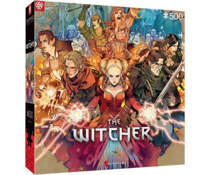 Puzzle Merch Gaming Puzzle: The Witcher Scoia'tael Puzzles 500